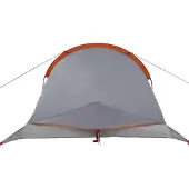 vidaXL Trekkingzelt 4 Personen Grau und Orange