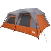 vidaXL Sofort Zelt 10 Personen Grau und Orange