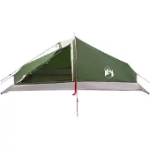 vidaXL Trekkingzelt 4 Personen Grün 185T Polyester mit PolyurethanBeschichtung