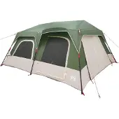 vidaXL Sofort Zelt 10 Personen Grün 185T Polyester mit PolyurethanBeschichtung