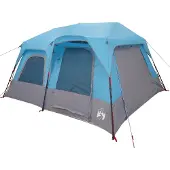 vidaXL Sofort Zelt 8 Personen Blau 185T Polyester mit PolyurethanBeschichtung