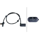 Hella Sensor Raddrehzahl Hinterachse rechts 2-polig für MERCEDES-BENZ S-KLASSE