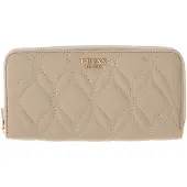 GUESS Geldbörse Maxine SLG Zip Around Wallet L Light Taupe