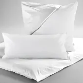 TRAUMSCHLAF Feinflanell Kissenschutzbezug 60x80 cm - weiß