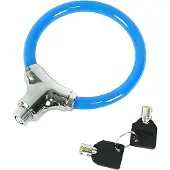 OEM Schlösser für Fahrräder, blaue Kabel mit Schlüssel, Sicherheitsschloss