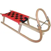 RULYT s.r.o. Sulov Holzschlitten TATRA, 120 cm, rot-schwarz