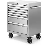 HBM Werkzeugwagen 7 Schubladen Edelstahl