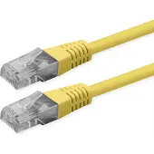 Roline Patchkabel Cat.6 (Class E), UTP, PoE, gelb, 5 m