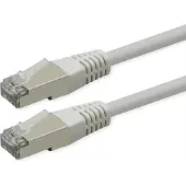 Roline Patchkabel Cat.6 (Class E), PoE, S/FTP (PiMF), weiß, 7 m