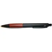 Lamy Kugelschreiber schwarz mit braunem Griffstück, Modell 296