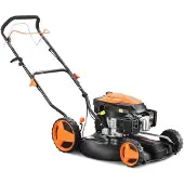 FUXTEC Benzin Rasenmäher Fx-RM51SA96 - 196ccm | 51cm Schnittbreite | 34Kg | 4-Takt | Seilzugstarter | Mulchfunktion | 800ml |4,4kW