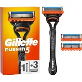Gillette Fusion5 Systemklingen 3er+Handstück Systemklingen 3er