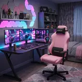 MCA DX Racer Drifting XL DC23PP Gaming-Stuhl Pink, 3D-Armlehnen, Coolingpad, Alu-Basis