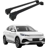 Omtec Dachträger Gepäckträger für BYD Atto 3 2022-2025 ABE Aluminium Schwarz 2tlg