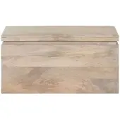 MASSIVMOEBEL24.DE Truhe Mango 80x40x40 weiß lackiert TORONTO #316