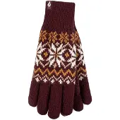 Heat Holder - Ladies Soft Thermal Gloves - Wein