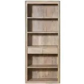 MASSIVMOEBEL24.DE Bücherregal Mango 88x40x205 weiß lackiert TORONTO #318