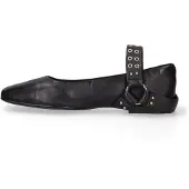 Marc Ellis Ballerinas für Damen, aus echtem Leder, mit Gespen-Riemchen, Marke