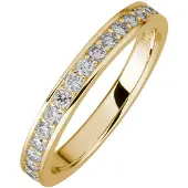 Lyomi Ring 585/- Gelbgold 17 synth. Diam. 0,43ct.