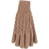 Heat Holder Damen Kabelstrick 2.3 Tog Fleecegefütterte Thermo-Winterhandschuhe