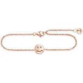 Cai Armband 925/- Sterling Silber rotvergoldet Zirkonia Smile