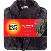 Heat Holder Wärmehalter - Weicher warmer Herrenbademantel - Antikes Silber