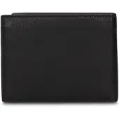 Pierre Cardin Herren Portemonnaie , echtes Leder, schwarz, schlankes Design, kompakt