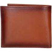 Momo Design Herren Geldbörse, echtes Leder, kompakt, 11,5 x 9 cm