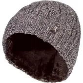 Heat Holder Damen Kabel-Umdrehung Warm Thermal Beanie Mütze