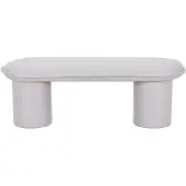 Vente-unique Sitzbank Elamiu Beige 122 cm