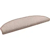 vidaXL Selbstklebende Treppenschoner Halbkreis 15 pcs Hellbraun