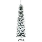 HOMCOM Künstlicher Weihnachtsbaum, 180 cm Christbaum mit 395 Spitzen