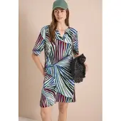 Cecil Sommerkleid Eingrifftaschen aus Viskose