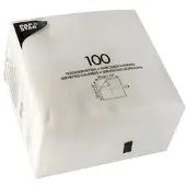 Papstar Servietten 1-lagig, 33x33 cm, weiß, ideal für Feste | Packung (1200 Stück)