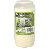Papstar Öl-Licht T6, 100 % Pflanzenfett, Ø 7 cm, weiß, transparent | Packung (1 Stück)