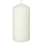 Papstar Starpak Stumpenkerze mit extra langer Brenndauer Ø 60 mm, 130 mm Rot