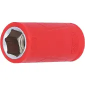 Ks Tools 117.5218, Steckschlüsselbuchse, Rot, 1 Kopf/Köpfe, 3/8", Metrisch, 18 mm