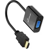 MediaRange HDMI auf VGA (HD15) Video Konverter, 20cm, Schwarz