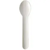 Papstar Kaffeelöffel "pure" 13 cm, weiß, umweltfreundlich | Beutel (20 Stück)