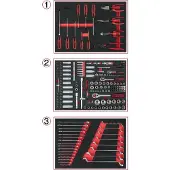 Ks Tools 713.0215, Chrom-Vanadium-Stahl, 12,6 kg, 215 Werkzeug