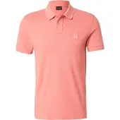 BOSS für Herren. 50507803 Slim Fit Poloshirt rot rosa (S), Lässig, Baumwolle, Kurzarm