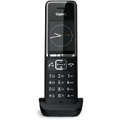 Gigaset 550 HX, Analoges/DECT-Telefon, Kabelloses Mobilteil, Freisprecheinrichtung, 200 Eintragungen, Schwarz