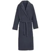 Essenza Damen Uni Bademantel Nama XXL | sole-blue - blau