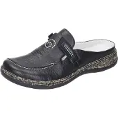 Rieker Sneaker "Halbschuh", Damen, Gr. 38, schwarz, Obermaterial: 50% Rindsleder Leather cow. 50% Lammleder LEL., Schuhe Sneaker