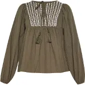 Usha Bluse Frauen Grün