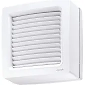 Maico Ventilatoren MAICO Ventilator EVN 15 til montering i vindue el. tynd plade 3-30 mm (hulmål 184-195 mm). Luftmængde 240 m³/h. Mål 226x226 mm.