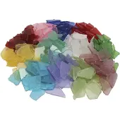 Creativ Company 744255, Mosaikfliese, Glas, Gemischte Farben, Junge/Mädchen, 250 g, Training der Feinmotorik, Training des kreativen Denkens, Entwicklung der Vorstellungskraft