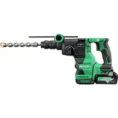HiKOKI DH3628DC WRZ, SDS Plus, Schwarz, Grün, Bürstenloser Motor, 2,8 cm, 950 RPM, 3,2 J