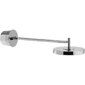 UMAGE Asteria LONG HW LED-Wandleuchte stahl poliert 45 cm - , Asteria LONG HW, dimmbar, Metallisch, für Wohnzimmer, Metall, Design