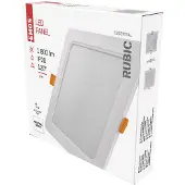 Emos LED Panel 18 W, quadratische 1800 lm Deckenleuchte, Einbauleuchte, Neutralweiß 4000 K, inkl. LED-Treiber, extra flach, ZD2442